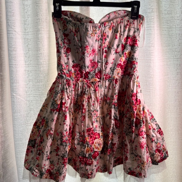 Strapless Floral Dress - Picture 2 of 2